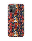 Boxer Blossom Tapestry Delight Slim Phone Cases