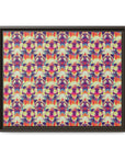 Glitchy Bulldog Blitz Matte Canvas, Framed