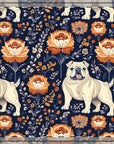 Bulldog Blossom Bonanza Ceramic Coaster