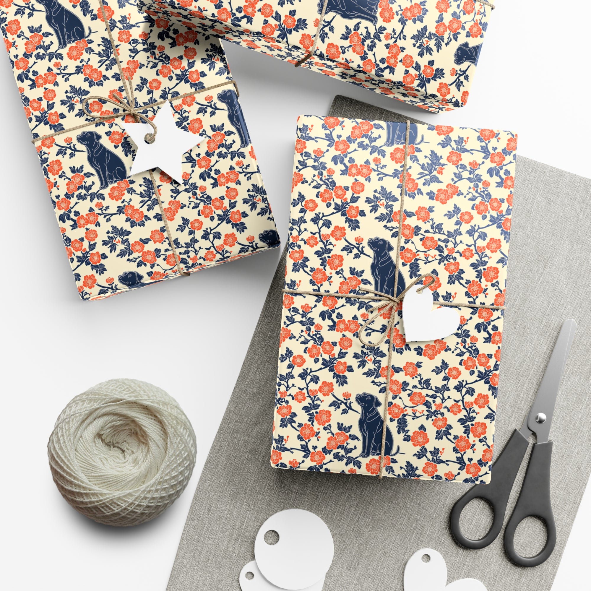 Bloomiful Lab Bouquet Gift Wrap Papers