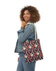 Bulldoggy Bliss Chomper Canvas Tote Bag