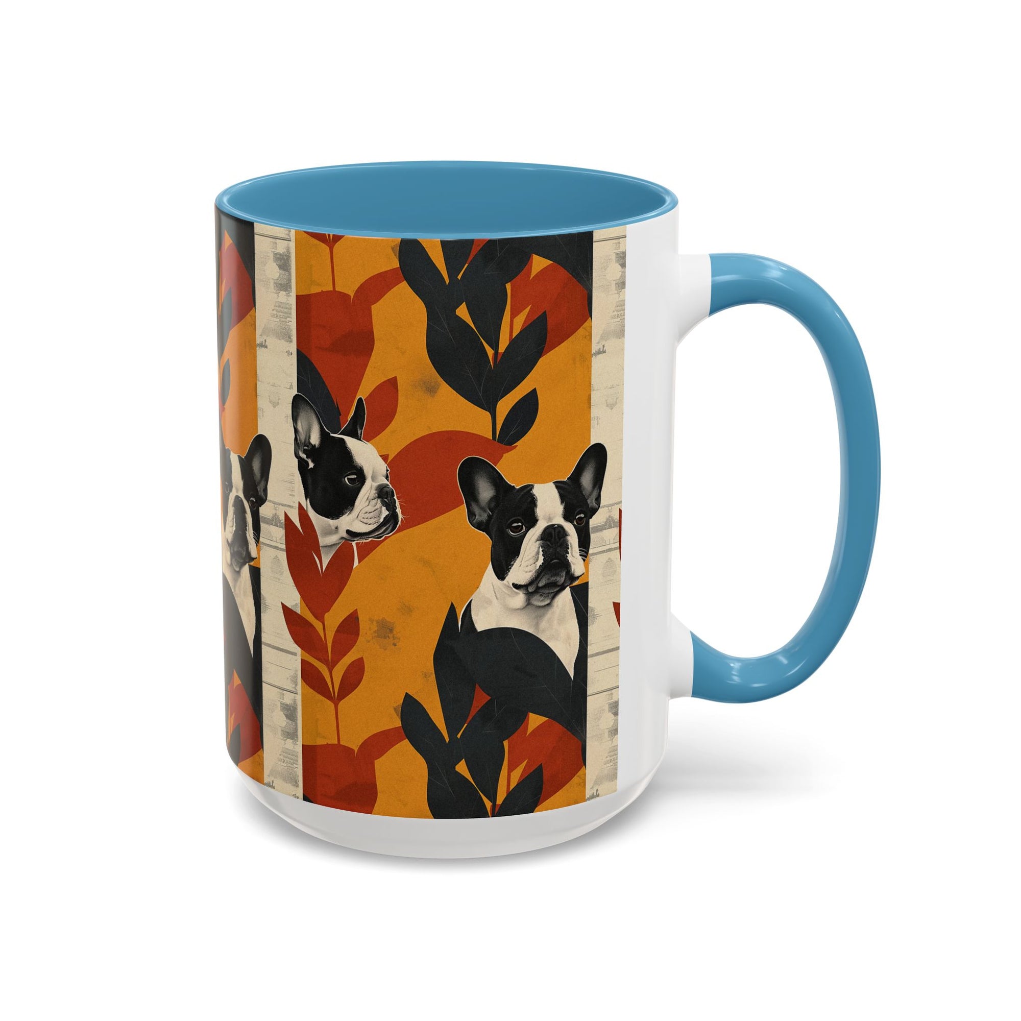 Chic Frenchie Charm Accent Coffee Mug