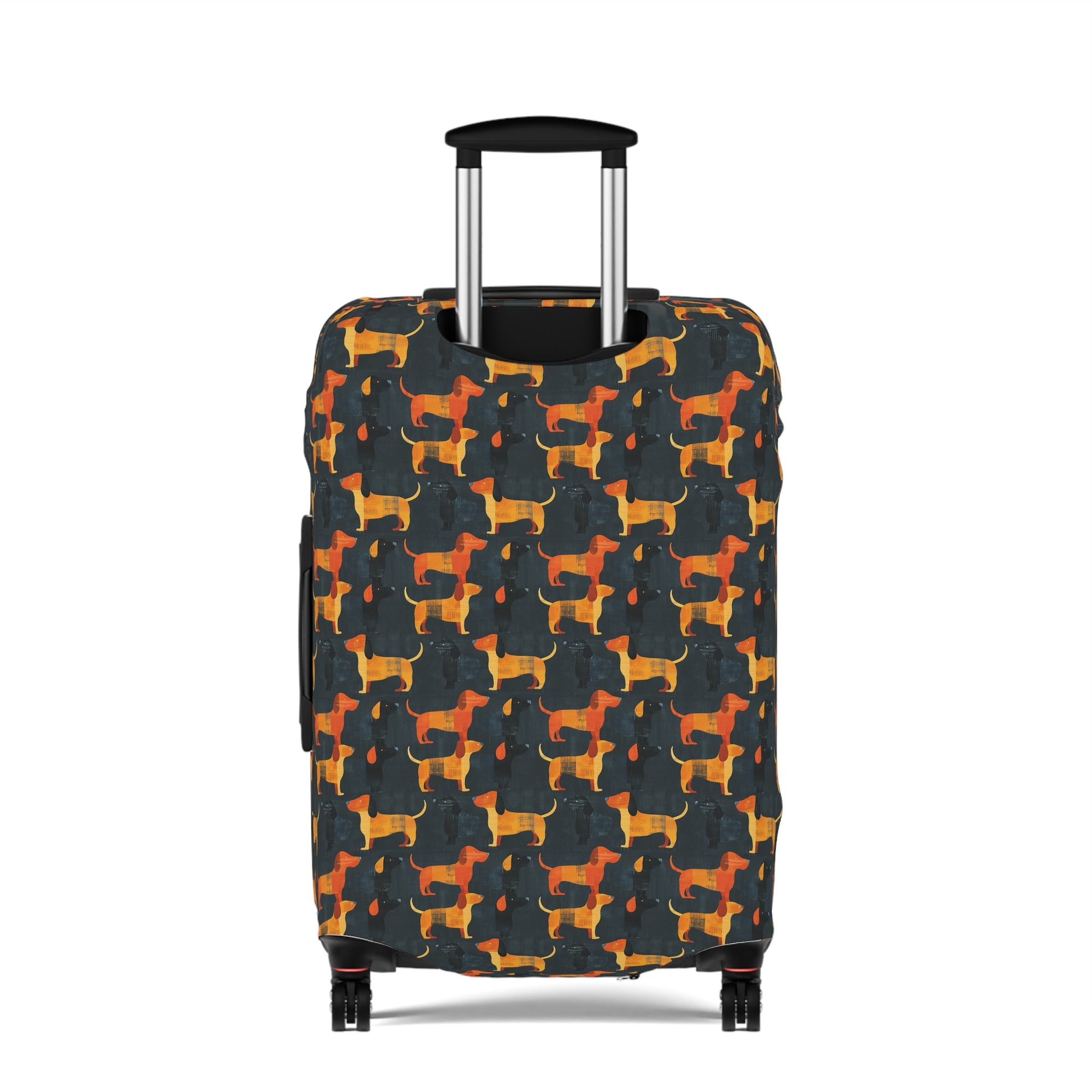 Dapper Dachshund Noir Glow Luggage Cover