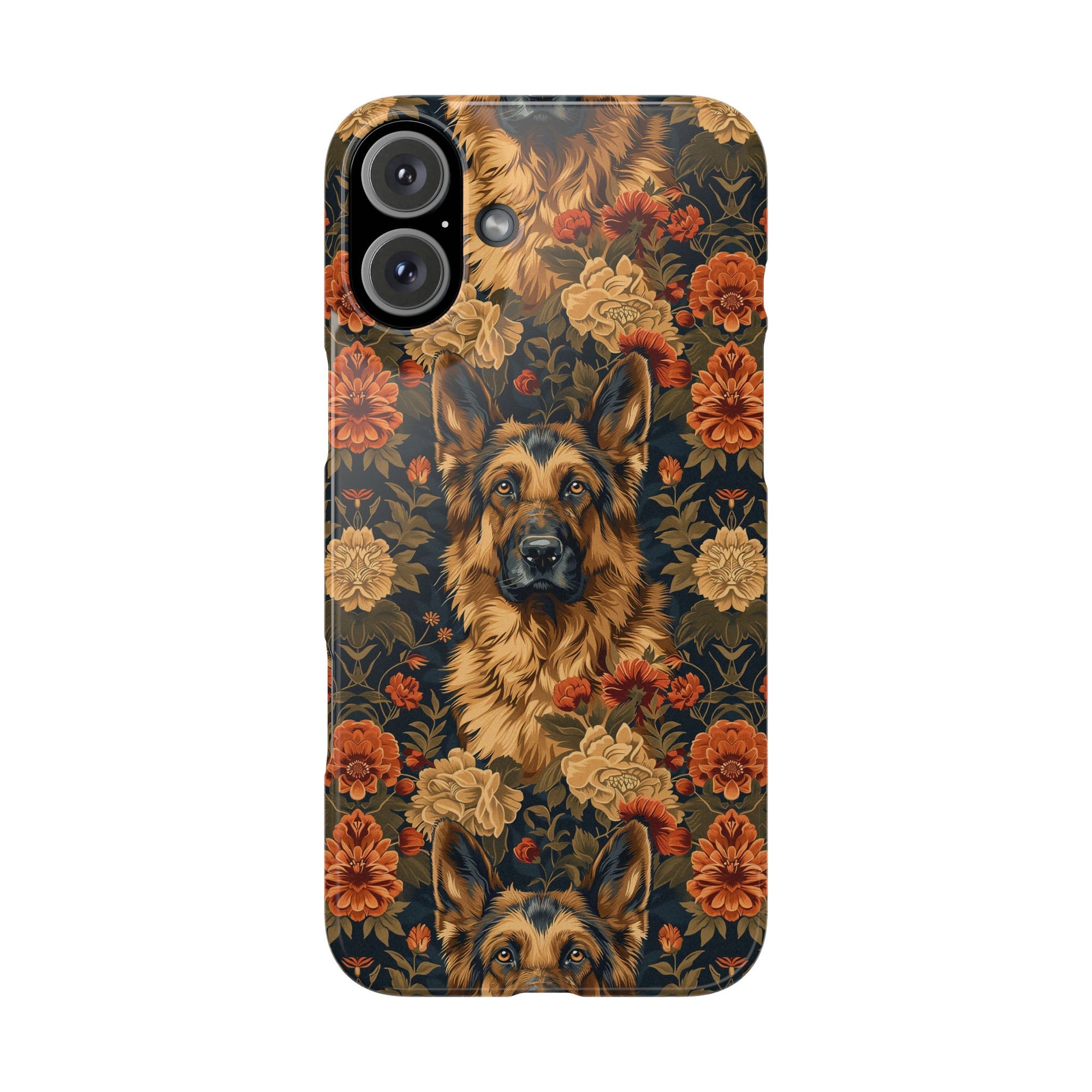 WhimsiWooly Shepherd Spritz Slim Phone Cases