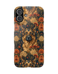 WhimsiWooly Shepherd Spritz Slim Phone Cases