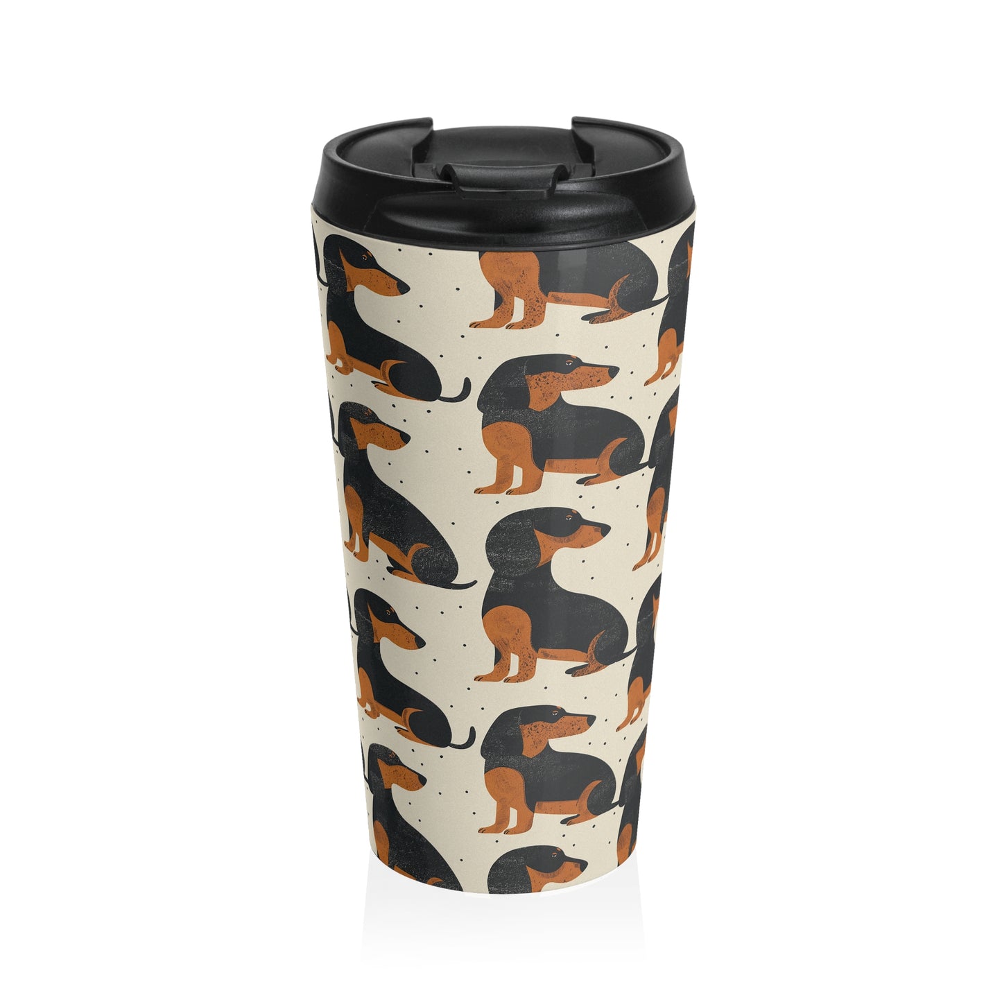 Whimsical Dachsund Dreamcatcher Stainless Steel Travel Mug