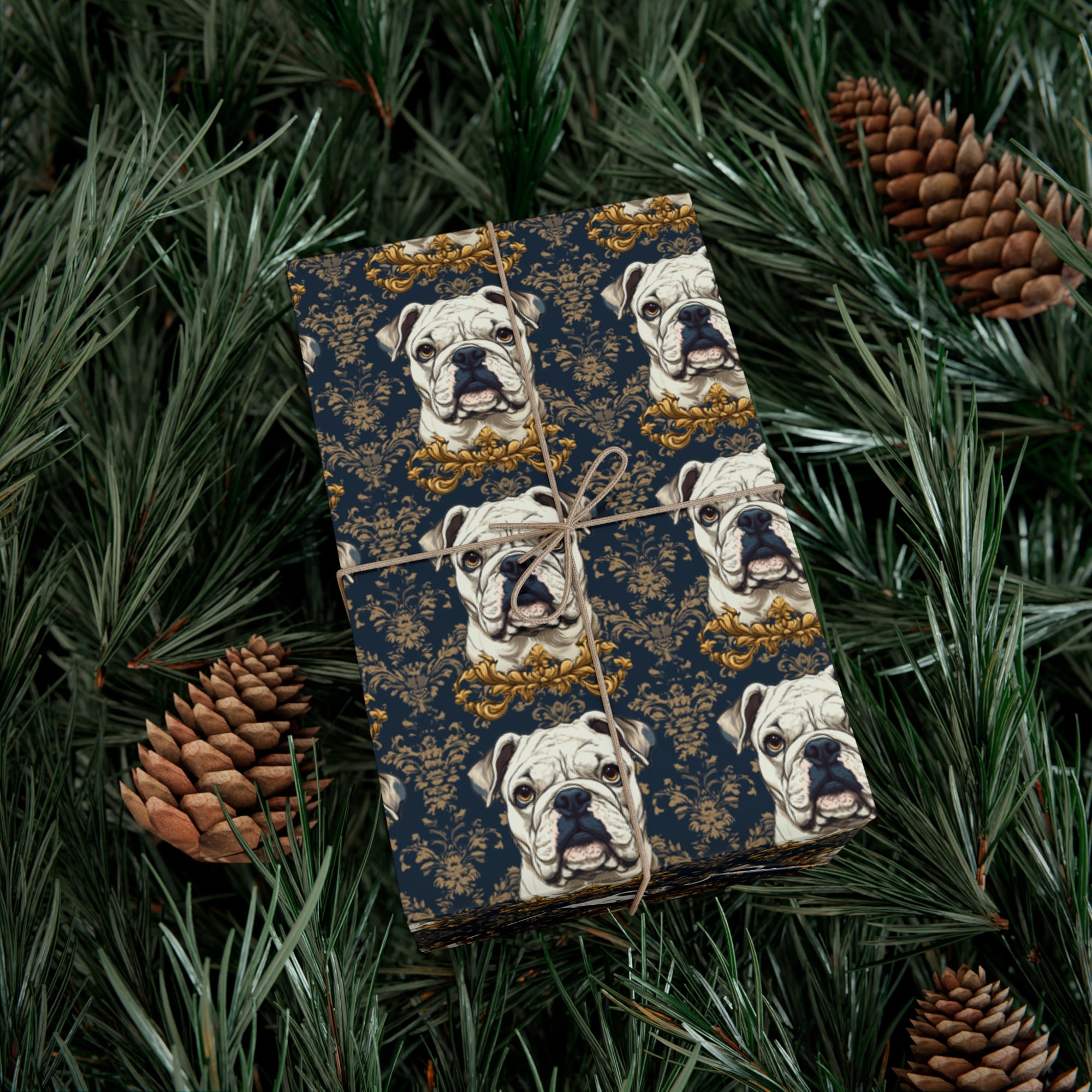 Wildwood Wanderlust Bulldog Gift Wrap Papers