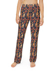 Floral Pawsome Dachsund Delight Kids Pajama Pants