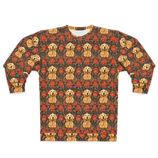 Golden Pawsatronic Tapestry Unisex Sweatshirt