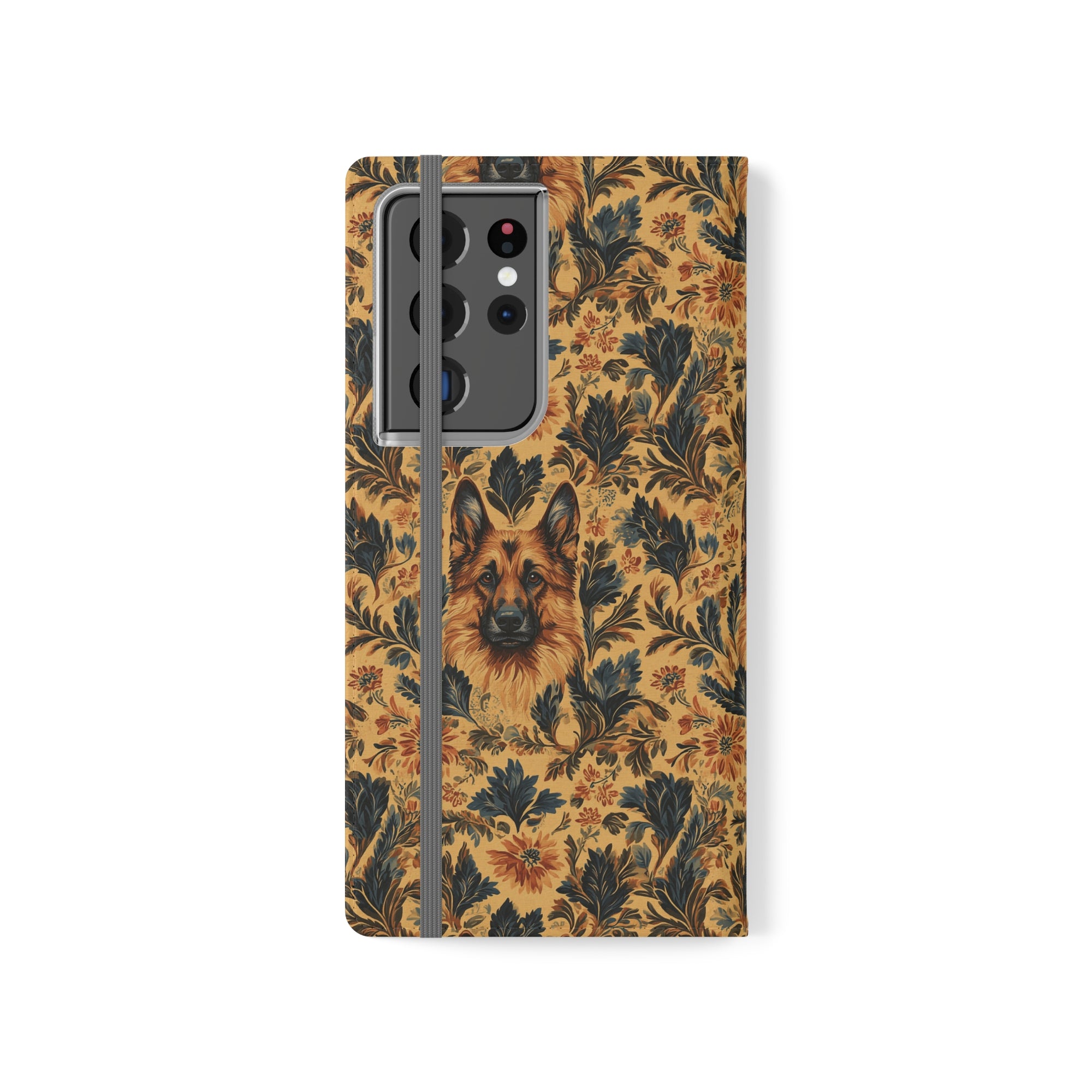 Autumnal German Shepherd Glamour Flip Cases