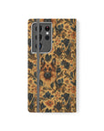 Autumnal German Shepherd Glamour Flip Cases