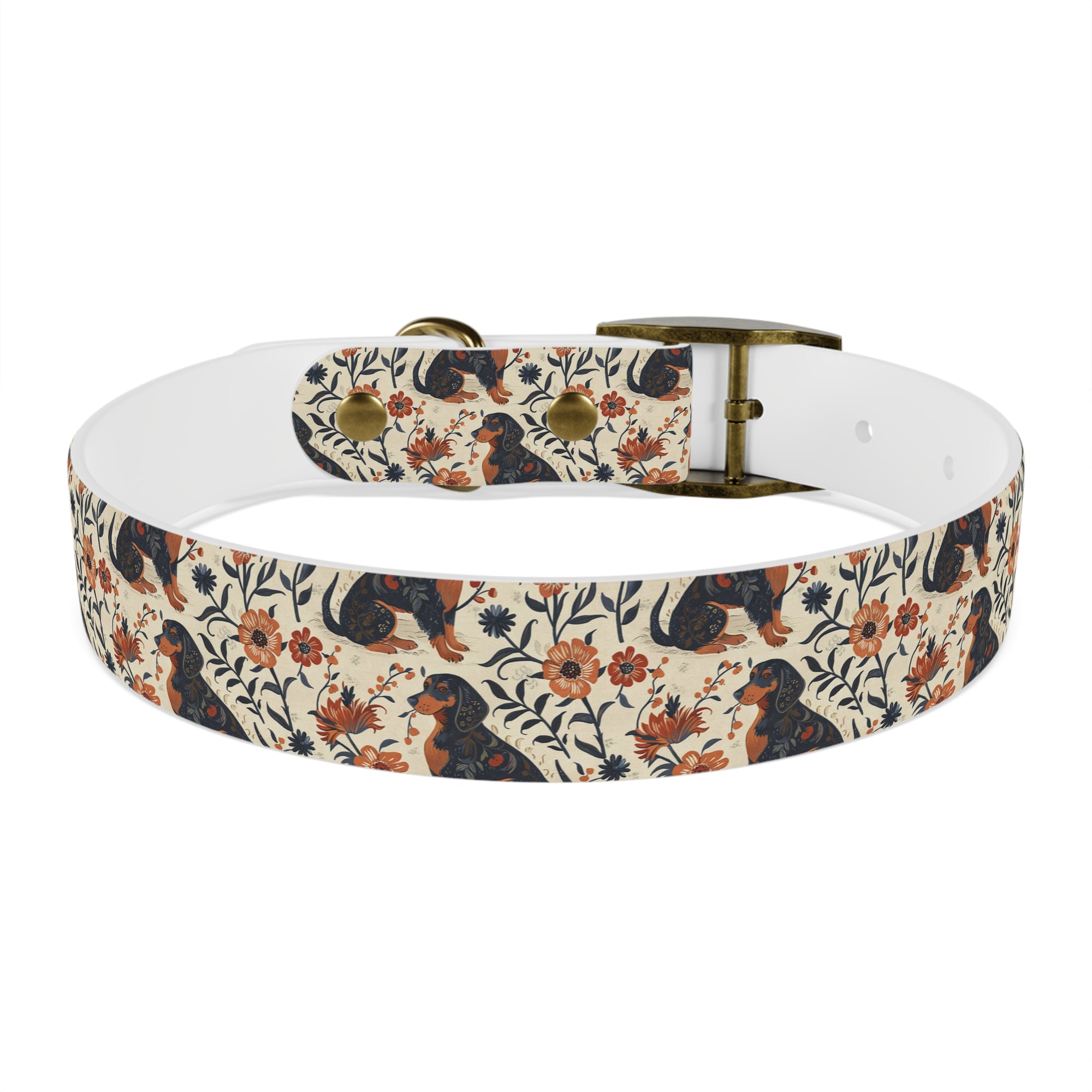 Blossoming Dachshunds Delight Dog Collar