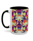 Glitchy Bulldog Blitz Accent Coffee Mug