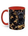 Regal Frenchie Noir Elegance Accent Coffee Mug