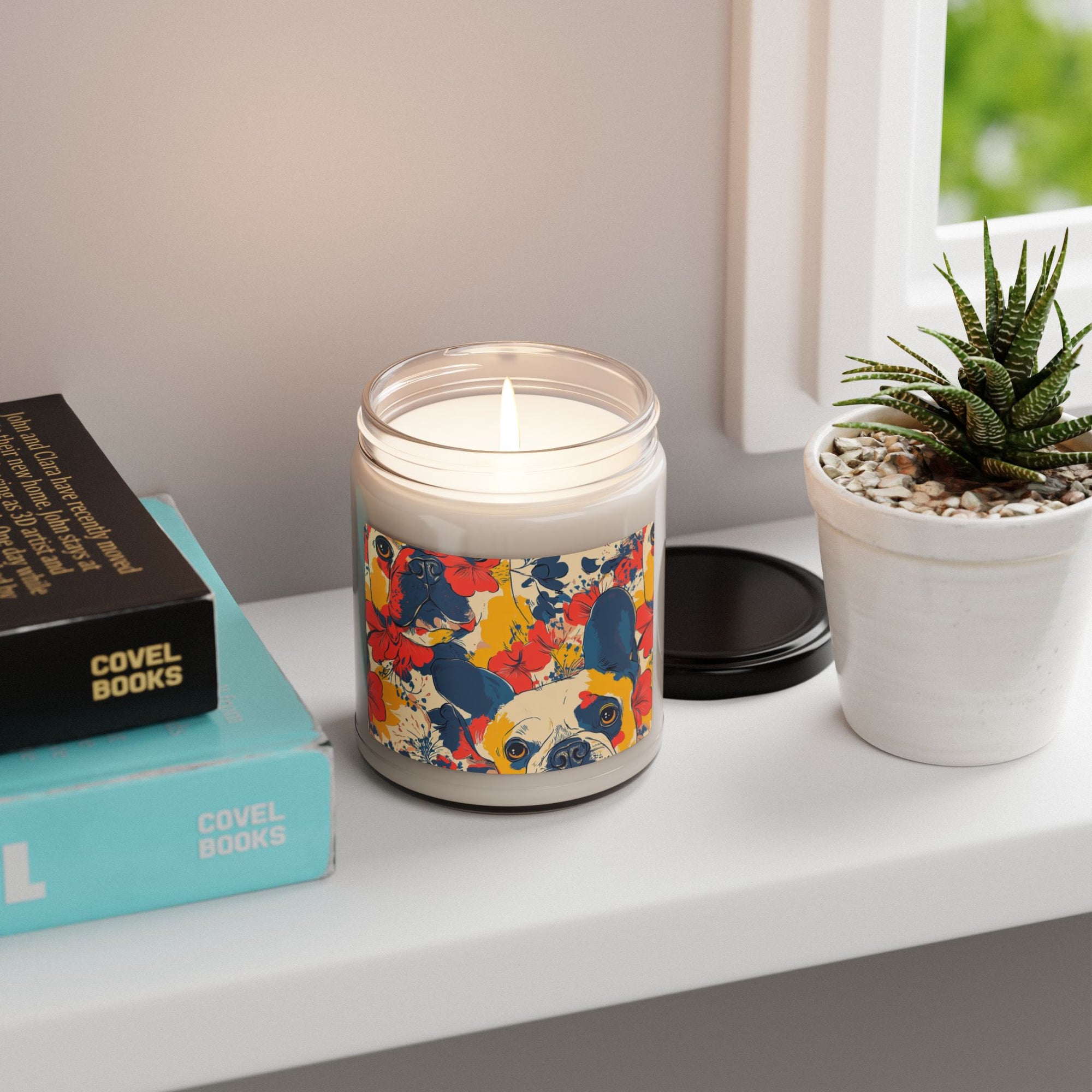 Bloom Pup Frenchietastic Splatter Scented Soy Candle