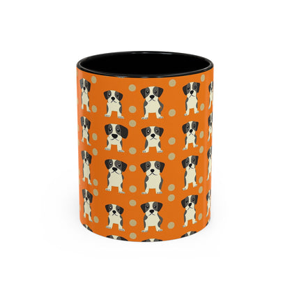 Boxer Blissful Chic Canine Accent Coffee Mug