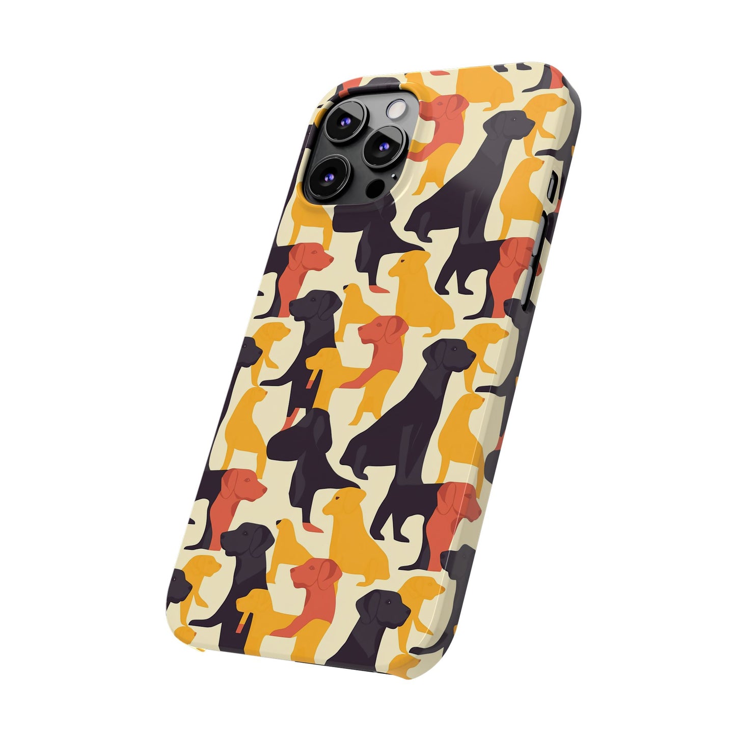 Modern Charm Labrador Chic Slim Phone Cases