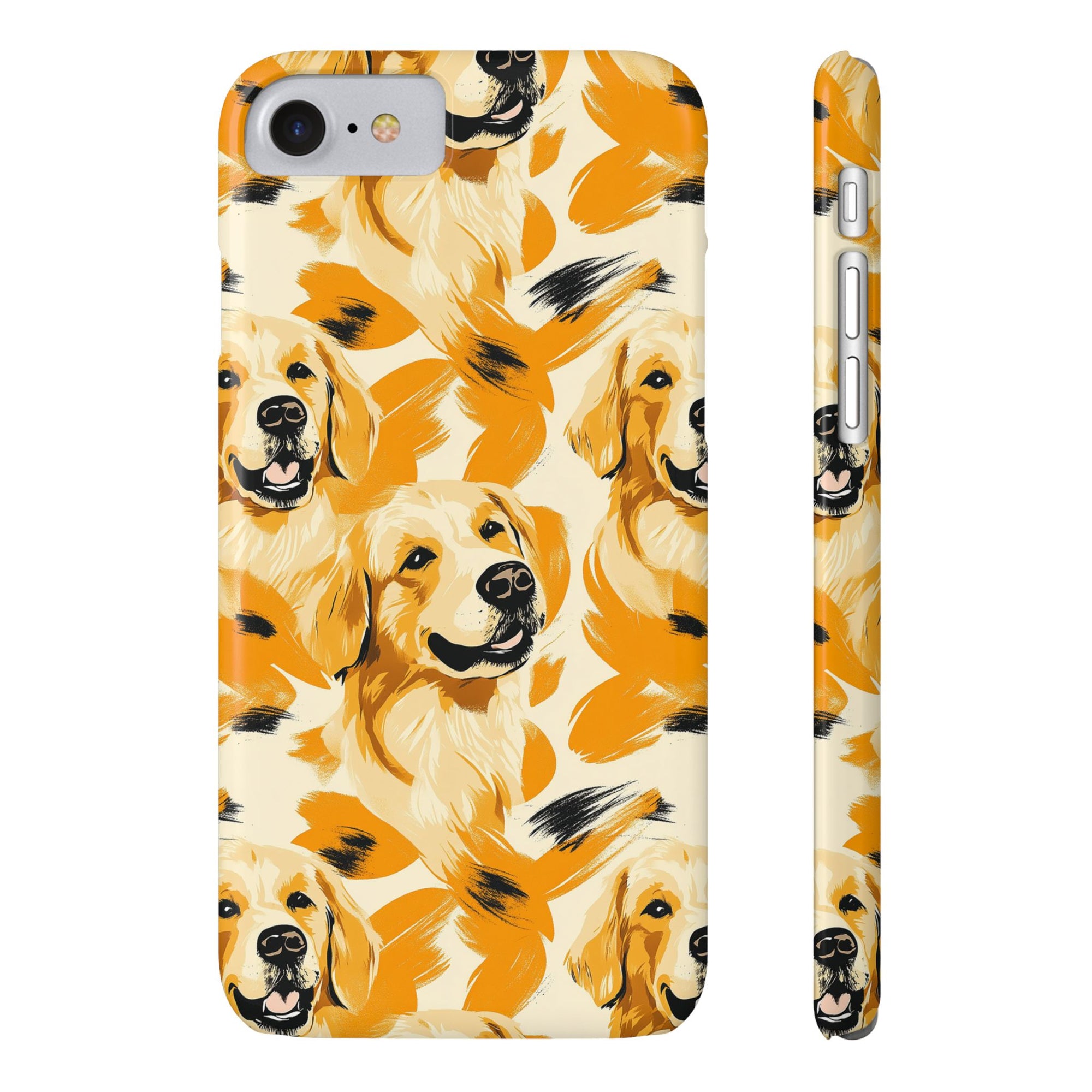 Golden Glitz &#39;n Glamour Woofwear Slim Phone Cases