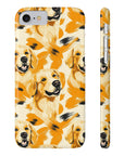 Golden Glitz 'n Glamour Woofwear Slim Phone Cases