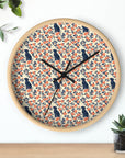 Bloomiful Lab Bouquet Wall Clock