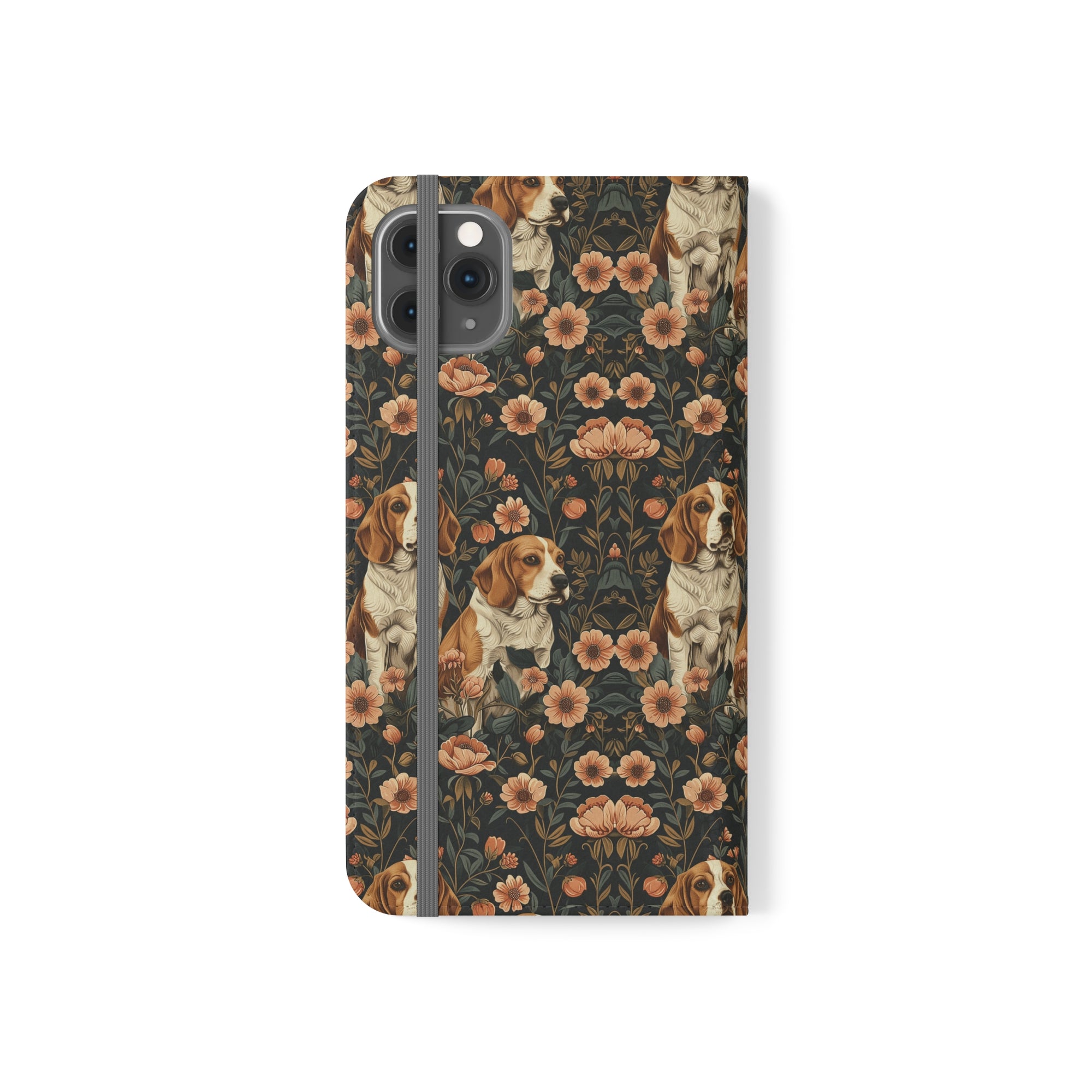 Beagle Blossom Bonanza Flip Cases