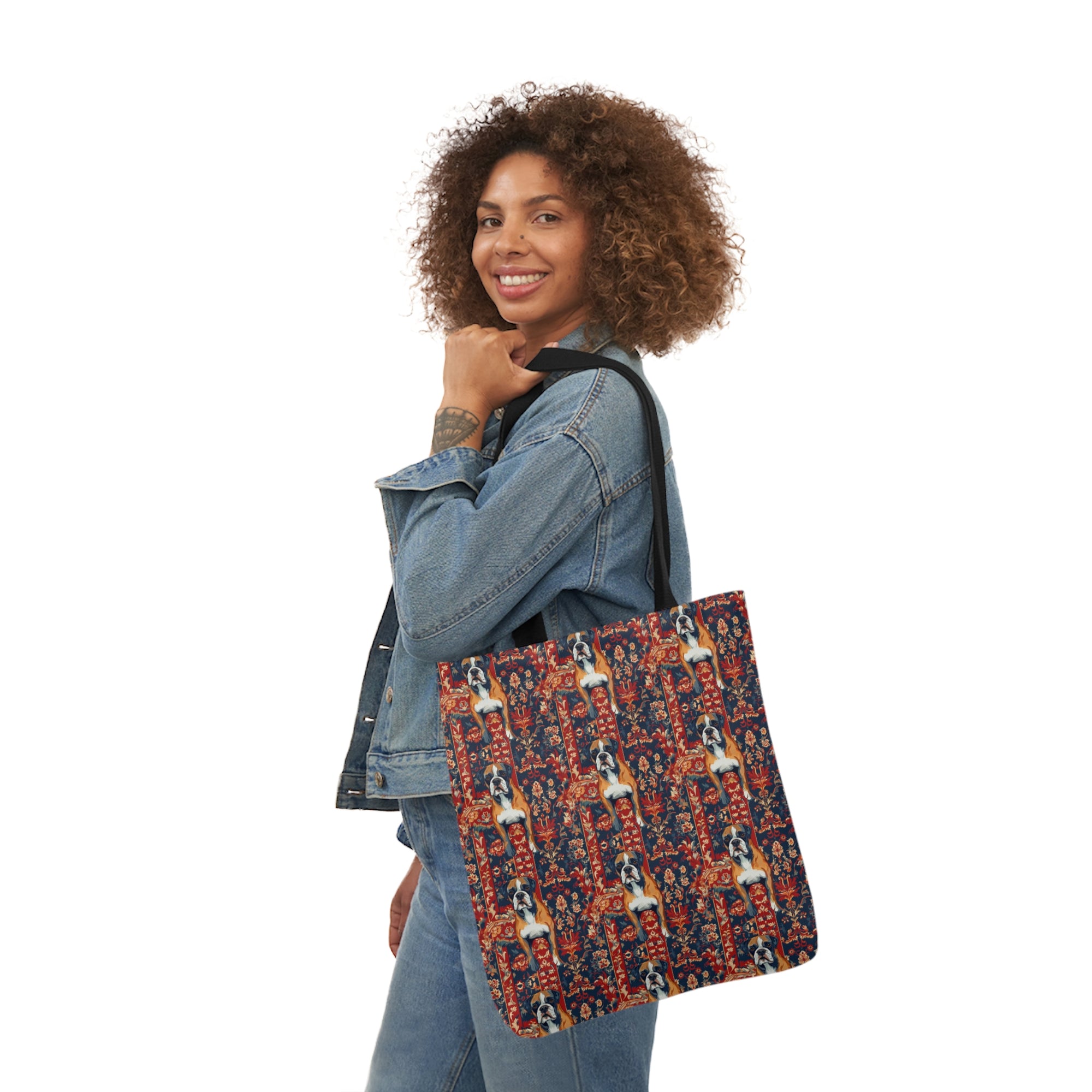 Boxer Blossom Tapestry Delight Canvas Tote Bag