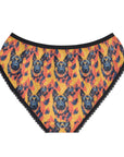 Impressionistic German Shepherds Women's Briefs