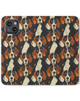 Beagle Glimmer Gaze Glamour Flip Cases