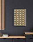 Blooming Goldie Glam Matte Canvas, Framed