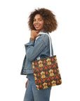 Golden Pawsatronic Tapestry Canvas Tote Bag