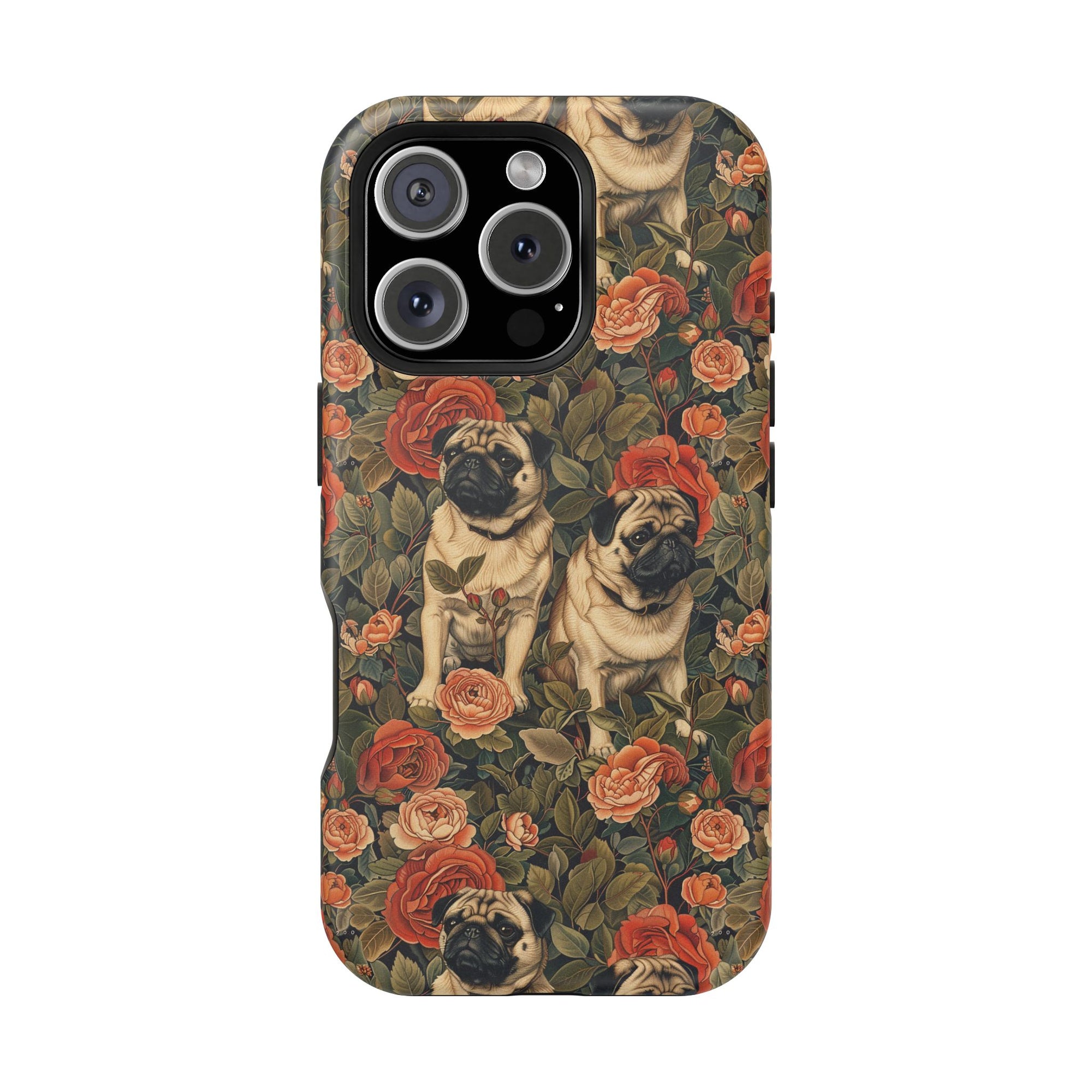 Blooming Pug Paradise Magnetic Tough Cases