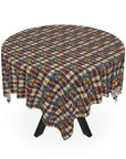 Pawsome Rottweiler Royalty Plaid Tablecloth