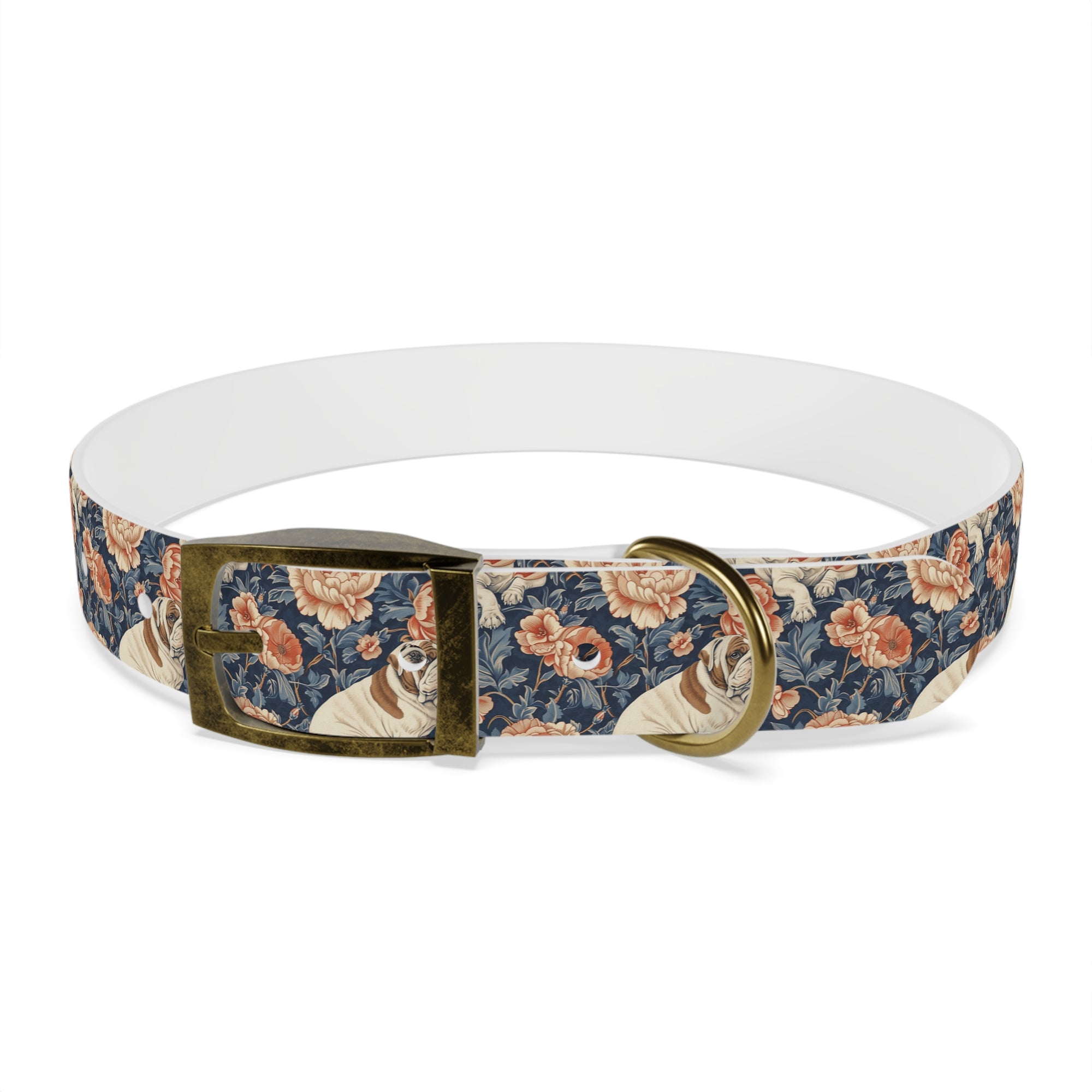 Blooming Bulldog Beauty Dog Collar