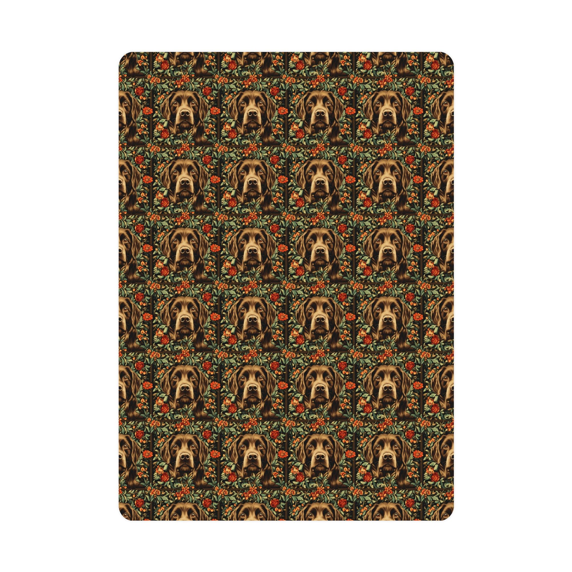 Labrador Lush Pooch Tapestry Postcards