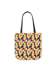 Modern Charm Labrador Chic Canvas Tote Bag