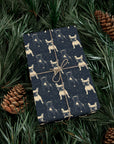 Frenchie Celestial Soar Gift Wrap Papers