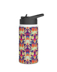 Glitchy Bulldog Blitz Stainless Steel Water Bottle