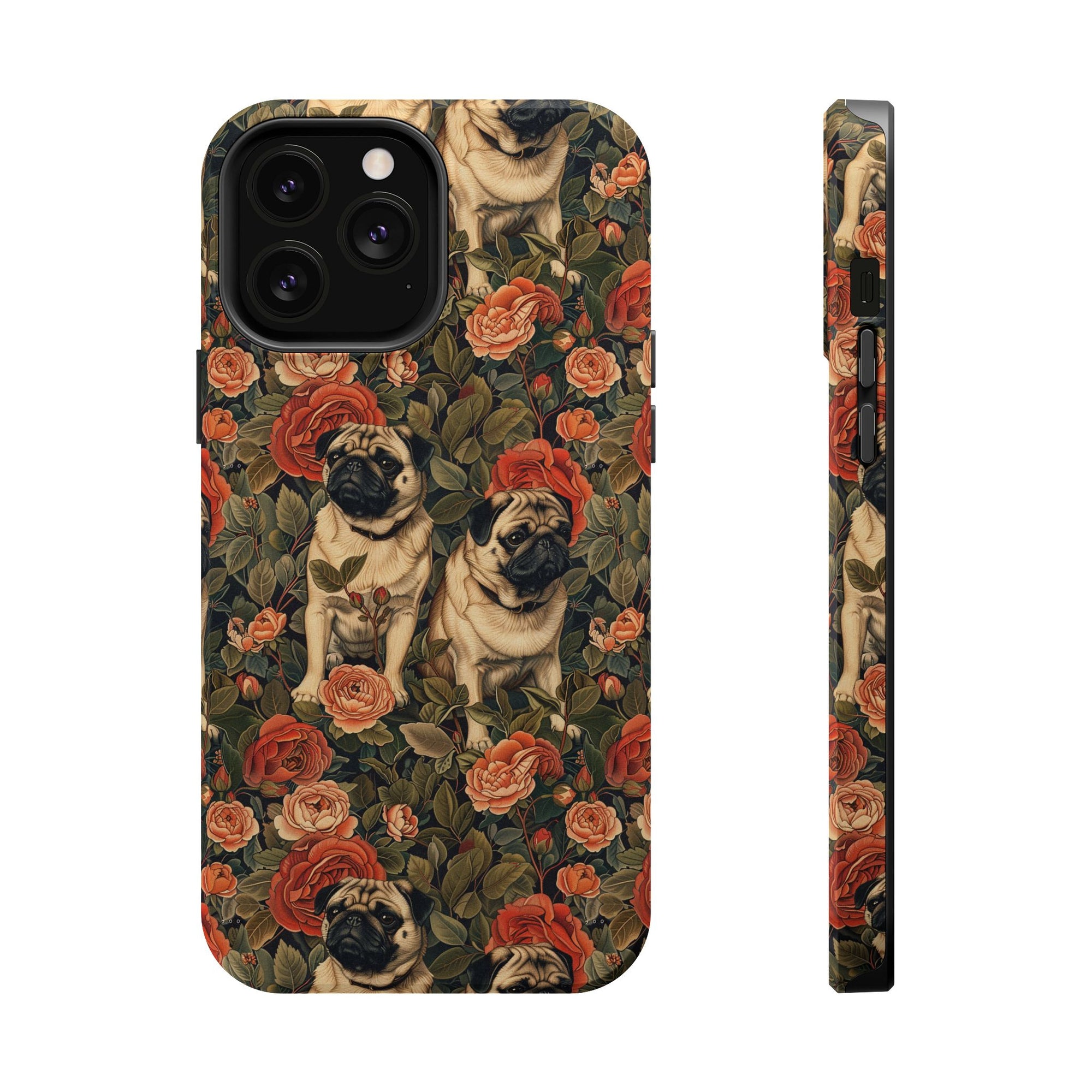 Blooming Pug Paradise Magnetic Tough Cases