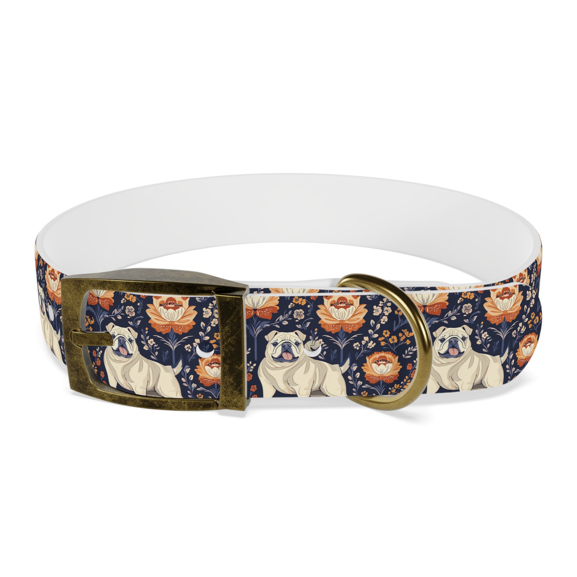 Bulldog Blossom Bonanza Dog Collar