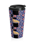 Bloomtastic Lab Petal Parade Stainless Steel Travel Mug