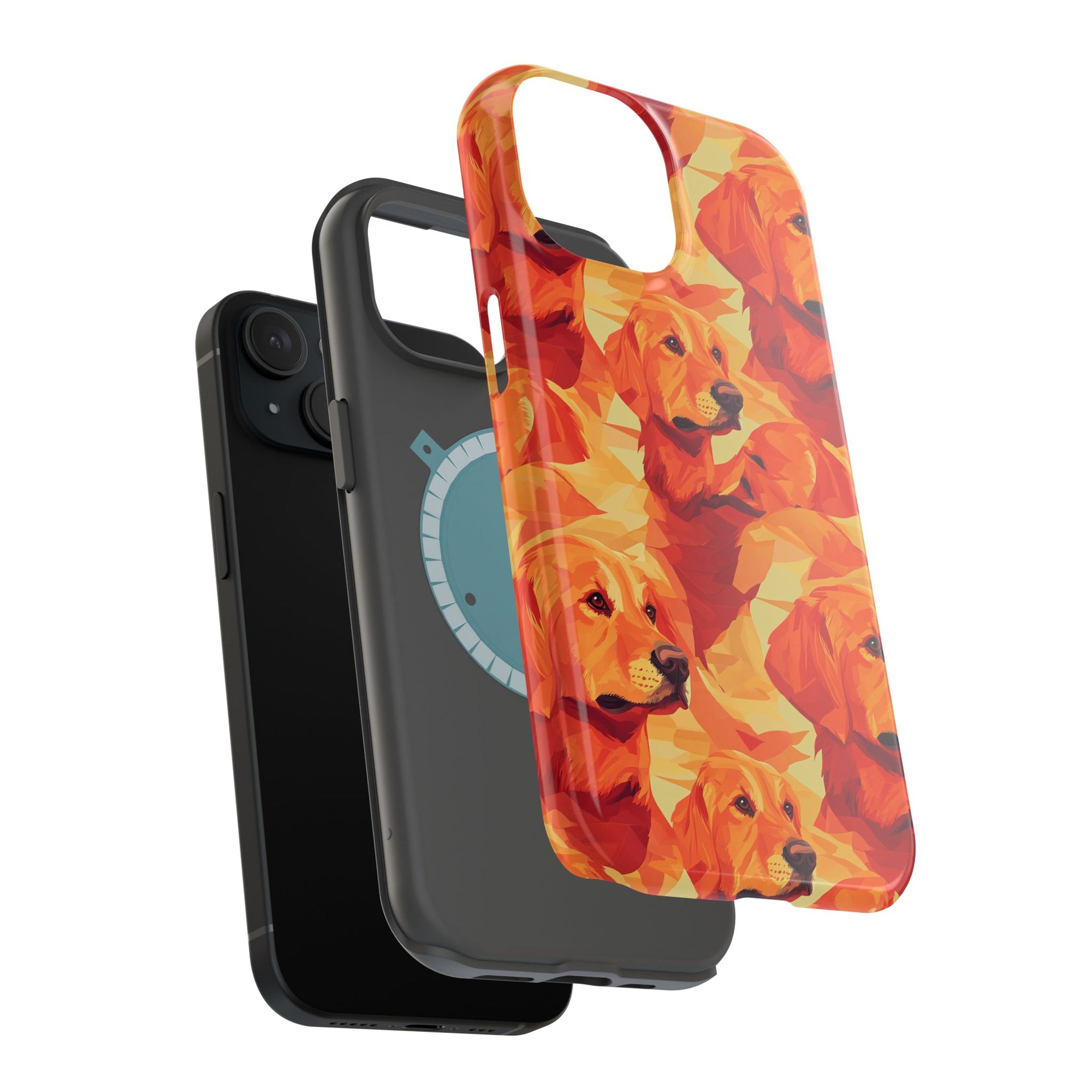 Golden Glamour Paws Magnetic Tough Cases