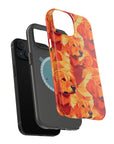 Golden Glamour Paws Magnetic Tough Cases