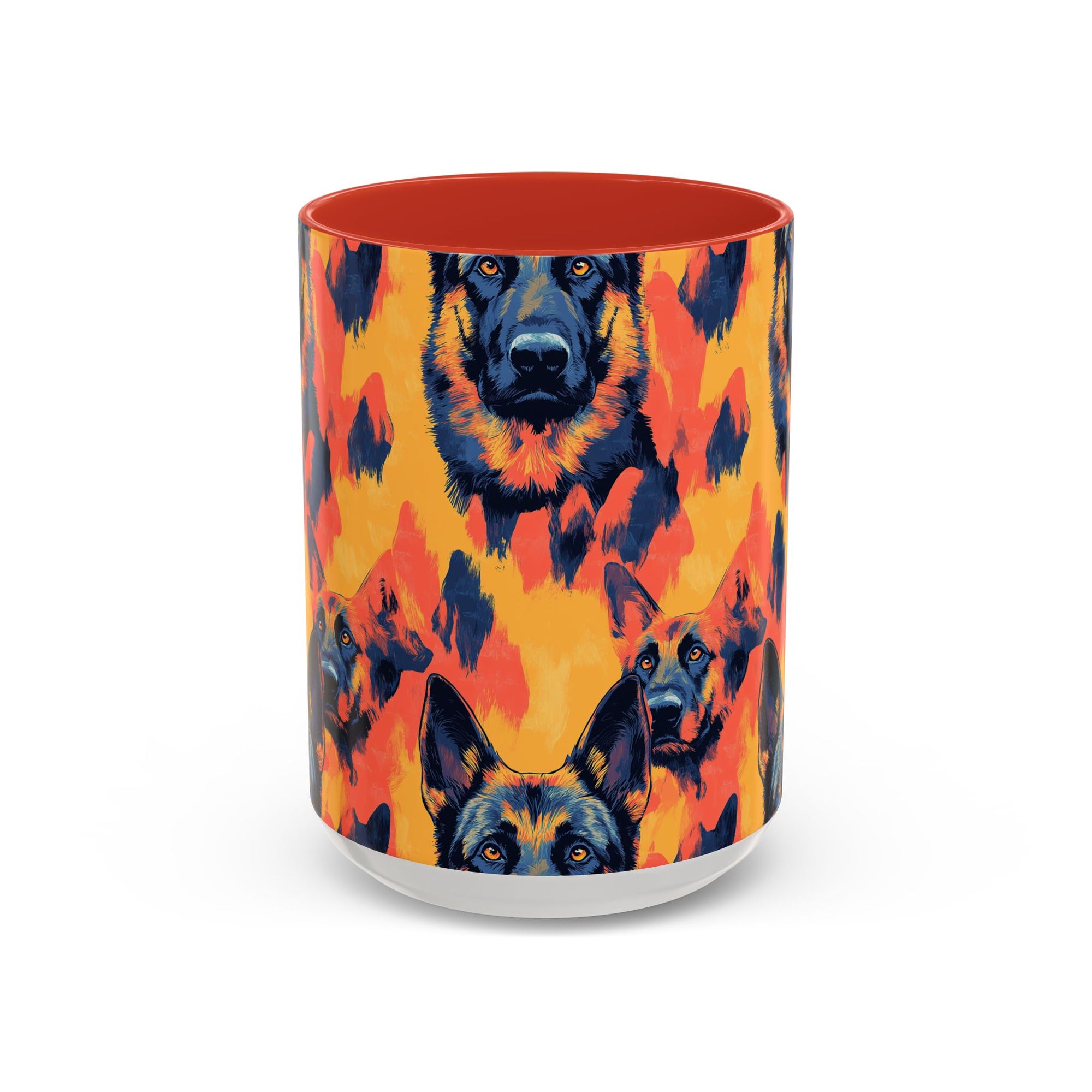 Impressionistic German Shepherds Accent Coffee Mug