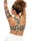 Corgi Carnival Couture Seamless Sports Bra