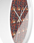 Boxer Blossom Tapestry Delight Wall Clock