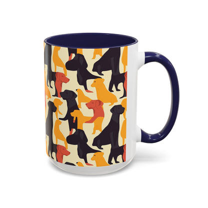 Modern Charm Labrador Chic Accent Coffee Mug