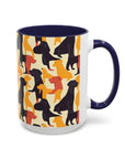 Modern Charm Labrador Chic Accent Coffee Mug