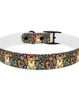 Corgi Rainbow Vine Dream Dog Collar