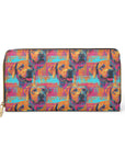 Rustic Charm Labrador Chic Zipper Wallet