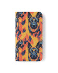 Impressionistic German Shepherds Flip Cases